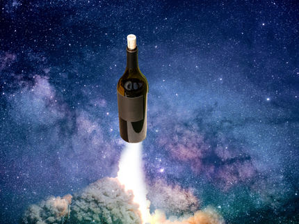 Auction house offers red wine aged in space for sale