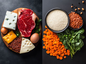 Casi el 90% de los adultos estadounidenses creen erróneamente que es importante comer productos animales para obtener las proteínas adecuadas