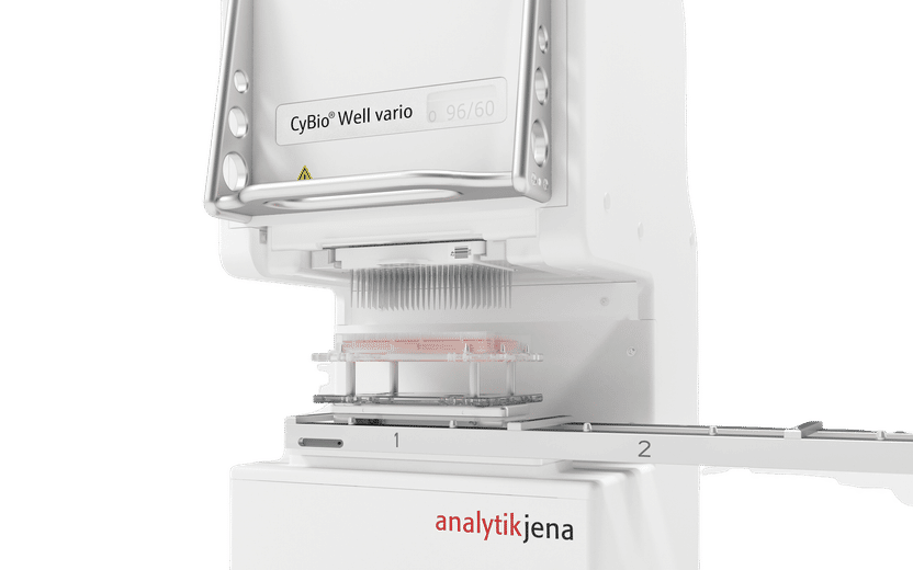 Sistema de pipeteo flexible para alto rendimiento - CyBio Well vario