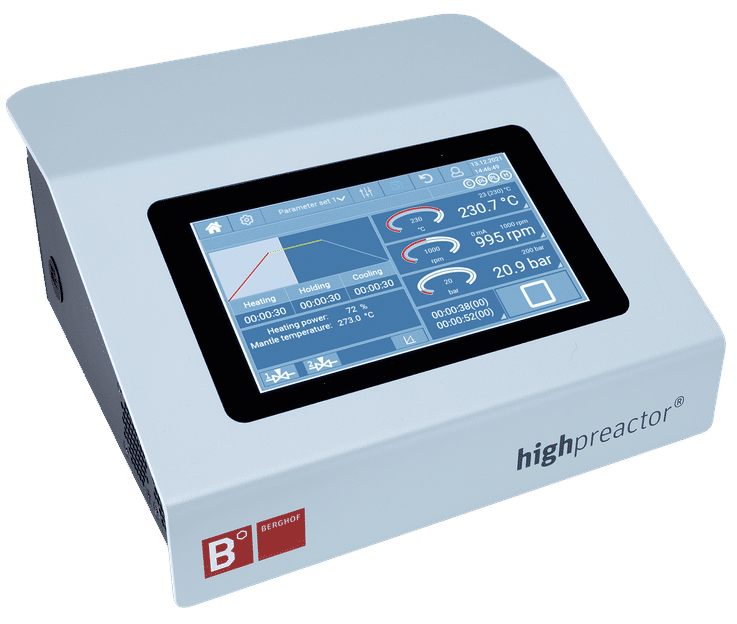 BRC - Berghof Reactor Controller with touch display