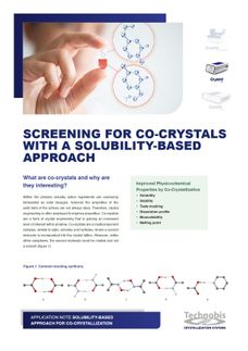 Cribado de cocristales con un enfoque basado en la solubilidad